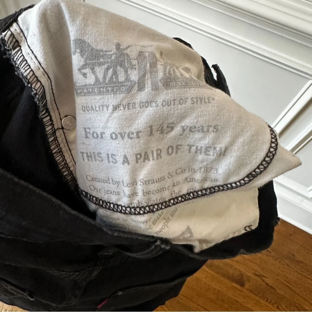 Levi Strauss Black Jeans - Picture 4 of 4